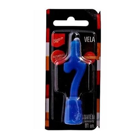 Vela regina azul n° 7