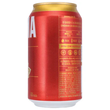Cerveja Brahma Chopp Pilsen Lata 350Ml 360-12