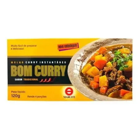CALDO BOM CURRY MARUITI 120G
