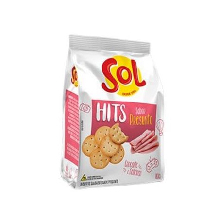 Biscoito Sol Hits Presunto 80g