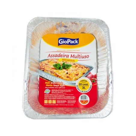 Assadeira Giopack 3l Retangular