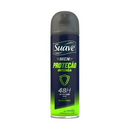 DESOD.SUAVE AER MASCULINO INTENSE PROTECTION 150ML