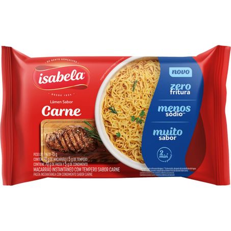 Macarrão Instantâneo Lámen Carne Isabela 75g 360-1