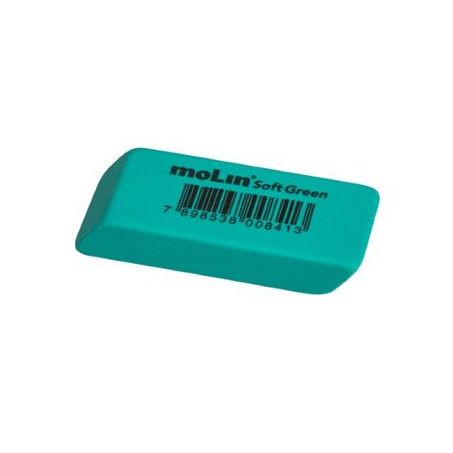 Borracha Escolar Molin Soft Green C2