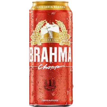 Cerveja latao 473ml brahma un