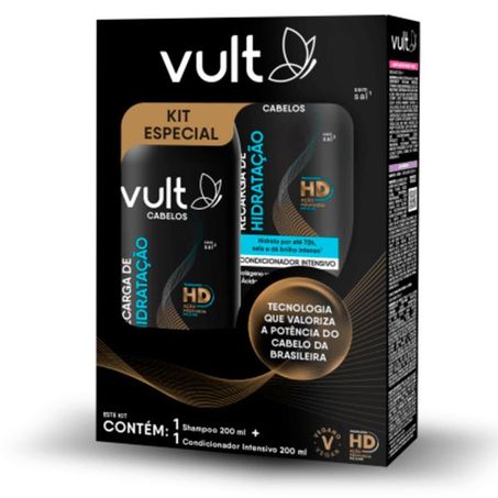 Kit Shampoocondicioandor Vult 200ml Recarga De Hidratacao
