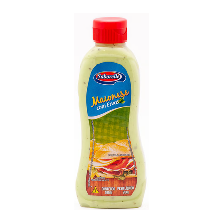 MAIONESE SABORELLE 200G C/ERVAS