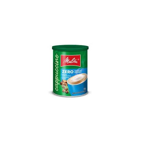 Cafe solu melitta capuccino z/acucar lt 140g