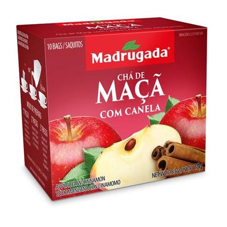 Chá madrugada maça com canela 15g