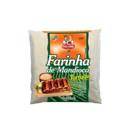FARINHA MANDIOCA FRITZ & FRIDA TORRADA 500G