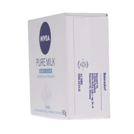 Sabonete nivea hidratante pure milk fresh caixa 90g 360-25