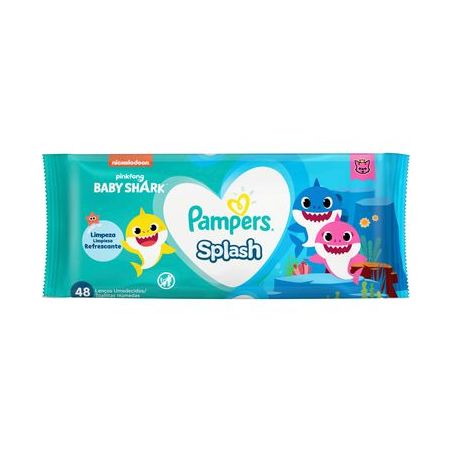 Toalhas umedecidas pampers c/48 baby sha