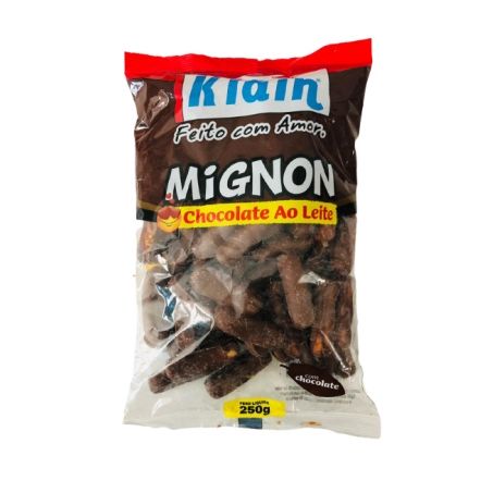 Biscoito klain mignon com chocolate ao l
