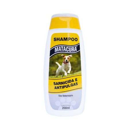 Shampoo matacura sarnicida e antipulgas 200ml
