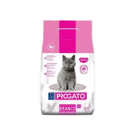 Granulado higiênico progato branco perfumado 1.8kg