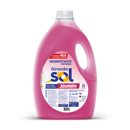 DESINFETANTE GIRANDO SOL JASMIM 5L