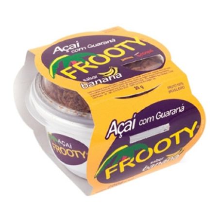Polpa Congelada Frooty Açaí com Guaraná Banana com Granola Pote 200G
