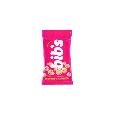 Confeito bibs morango extreme 40g