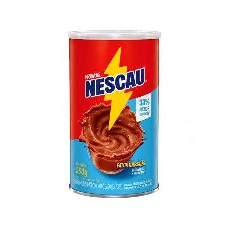 Achocolatado nescau menos açúcares 350g