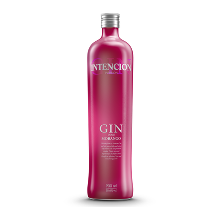 GIN INTENCION STRAWBERRY VD ROSA 900ML