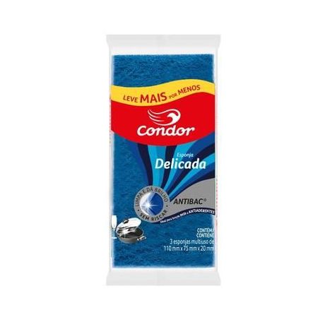 Esponja condor metal delicada