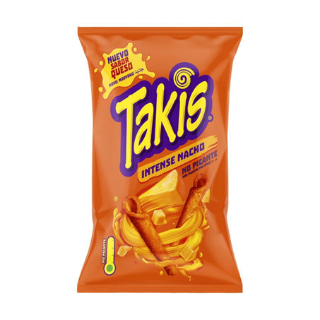 SNACKS TAKIS XPLOSION SABOR INTENSE NACHO 56G