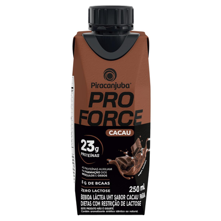 Bebida Láctea Whey Piracanjuba 250ml - Zero Lactose - Cacau
