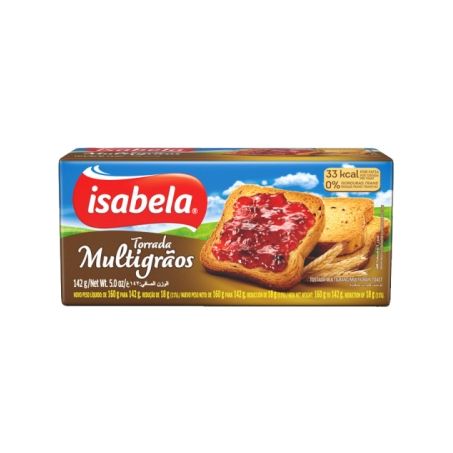 Torrada isabela 142g multigrãos