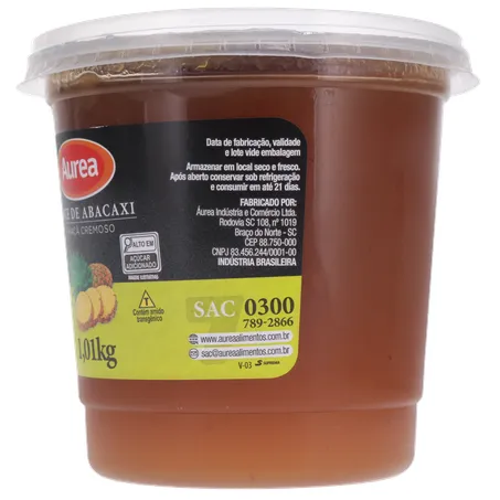 Doce de fruta aurea abacaxi e maça pote 360-6