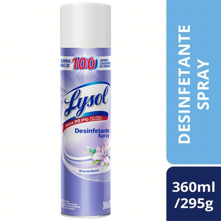 DESINFETANTE USO GERAL SPRAY BRISA DA MANHÃ LYSOL