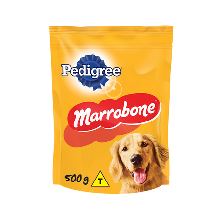 Biscoito Para Cães Adultos Pedigree Marrobone Carne 500G