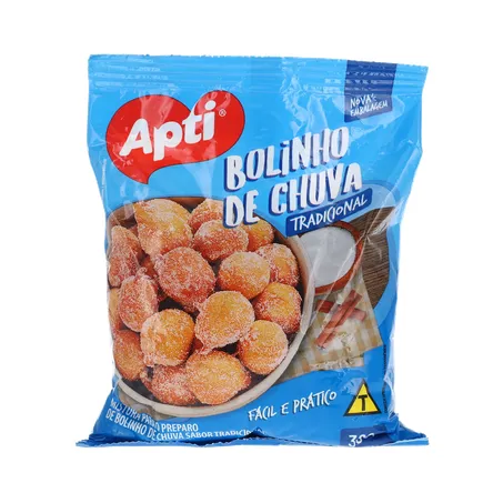 Mistura Para Bolinho de Chuva Apti Tradicional Embalagem 300G