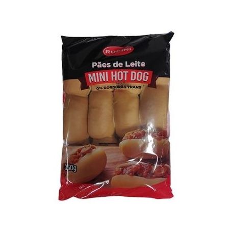 PAO RUFINI LEITE MINI 350G HOT