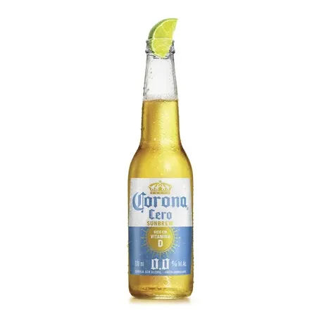 Cerveja Cero Sunbrew Corona Zero Álcool Garrafa 330ml