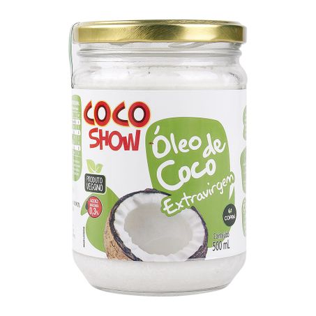 Óleo de coco coco show extravirgem 500 ml
