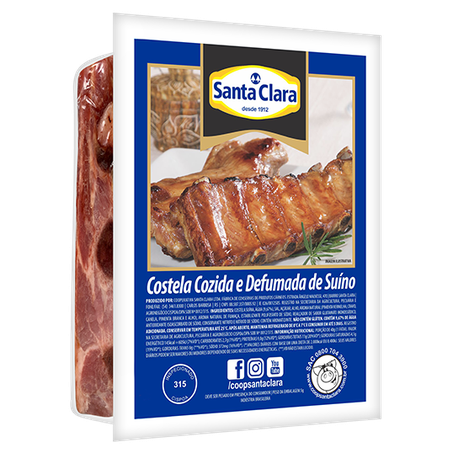 COSTELA SUINA DEFUMADA SANTA CLARA KG             
