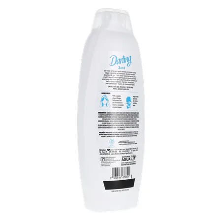Shampoo 2 em 1 Original Darling Frasco 650ml Tamanho Família 360-15
