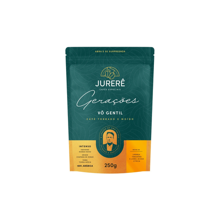 Café 100 Arábica Jurerê Vô Gentil Gerações Notas de Frutas Cítricas 250G