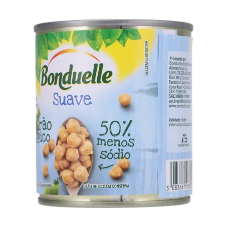 Grao de bico bonduelle suave lt200g 360-20