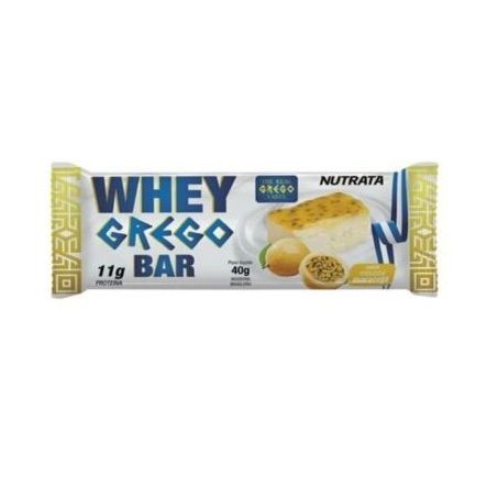 BARRA NUTRATA WHEY GREGO MARACUJA 40G