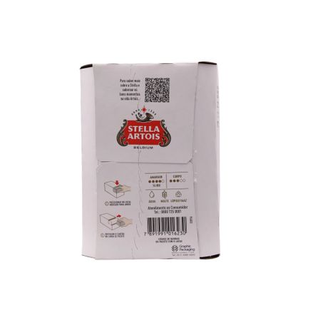 Cerveja stella artois 350ml c/8 und 360-46