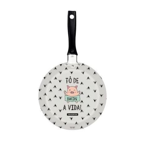 FRIGIDEIRA TRAMONTINA ALUMÍNIO PLOTTER LEVEZA 24CM