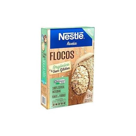 Aveia Nestlé Flocos Orgânica Caixa 170g 
 