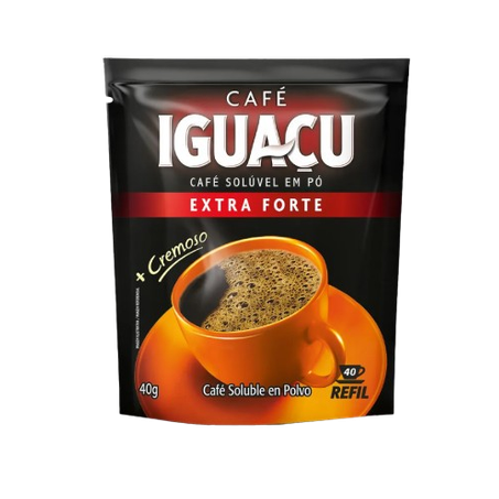 CAFE SOLUVEL EM PO EXTRA FORTE IGUACU 40 G        