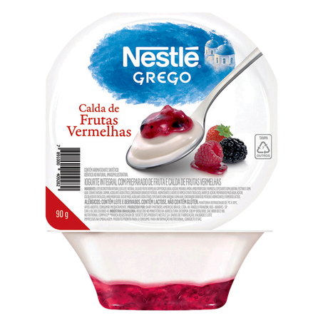 Iogurte Nestlé Grego Calda Frutas Vermelhas 90g