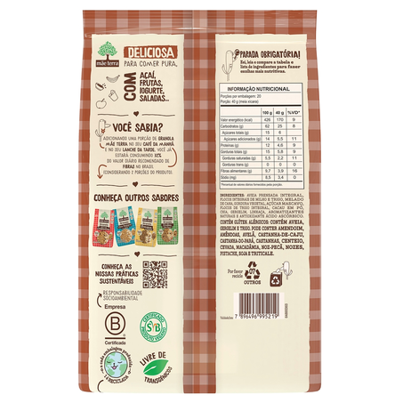 Granola Mãe Terra Cacau 800g 360-4