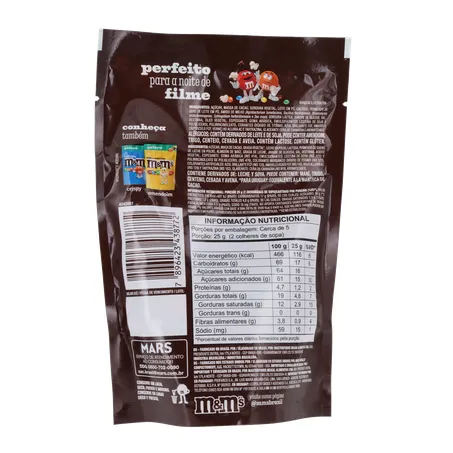 Confeitos M&ms Chococlate Ao Leite132g 360-17