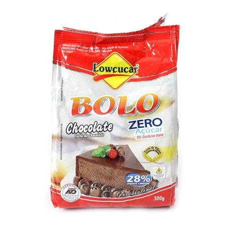 MIST.BOLO LOWCUCAR 300GR ZERO CHOCOLATE