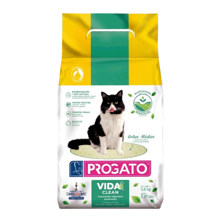 Granulado Higiênico Progato Vida Clean 3,6Kg