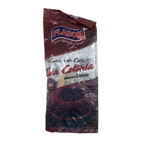 Coador Flabom 10cm - Com Cabo de Madeira